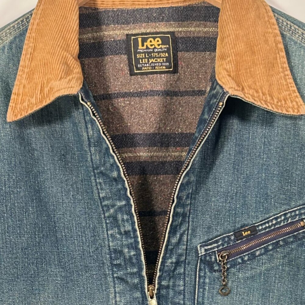 Vintage Lee denim jacket with blanket lining - Picture 3 of 9